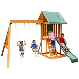 KidKraft F24148E Appleton Wooden Swing S...