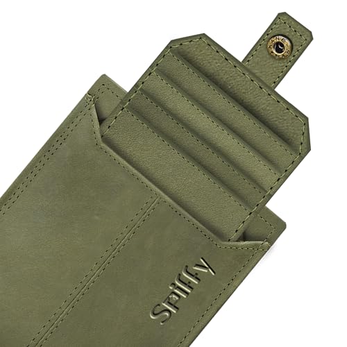 Spiffy Olive Green Genuine Leather Wallet for Men Leather Original Stylish Latest, Detachable Card Holder Wallet, RFID Protected 2 41Cv2hPkovL