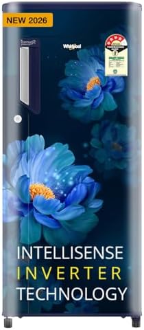 Whirlpool 192 L 4 Star Icemagic Powercool Direct-Cool Single Door Refrigerator (215 IMPC PRM 4S SAPPHIRE PEONY-Y, Blue, 2026