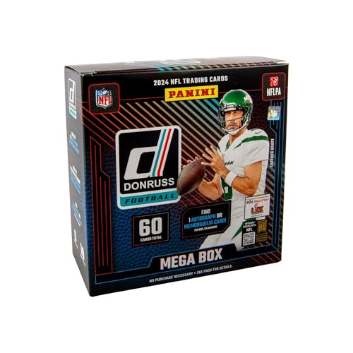 2024 Panini Donruss Football Trading Cards Mega Box | Optic Rated Rookies Preview Red Wave! | Find 1 Autograph or Memorabilia Card!