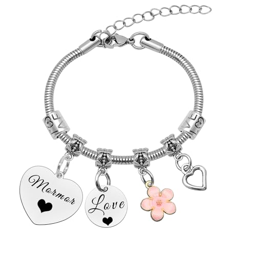 Grandma Gifts for Grandma to My Grandma Bracelet Birthday Gift for Mormor Mothers Day Gifts for Grandma Bracelet Grandmother Gifts from her Christmas Birthday Gifts