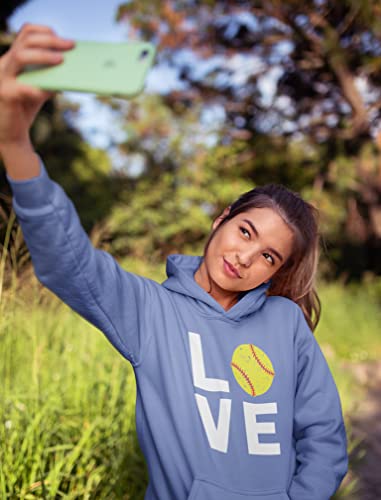 Softball Gifts Hoodies For Teen Girls Women Fans Love Sweatshirts Hoodie Medium California Blue #TOP2