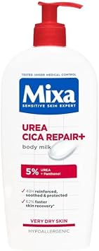 Mixa Cica Reapir Extra Rich Body Lotion with 5% Urea + Panthenol for Dry Skin