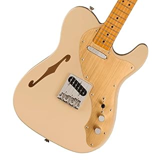 Squier FSR Classic Vibe ’60s Telecaster Thinline MN Desert Sand – Guitare Électrique - Les Beatles, Paul McCartney, John Lennon, RIngo Starr, George Harrison