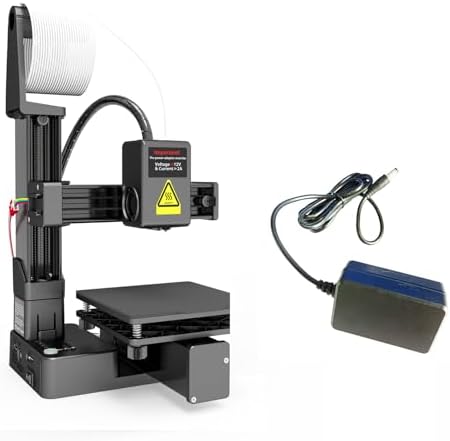 Imprimante 3D Micro-imprimante D'entrée De Gamme Compatible avec Le Filament Pla TPU 1,75 Mm Comprend L'adaptateur d'alimentation(Color:Noir)