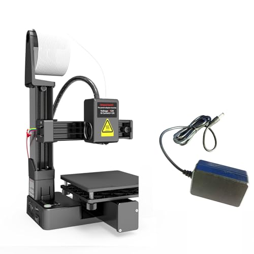 Imprimante 3D Micro-imprimante D'entrée De Gamme Compatible avec Le Filament Pla TPU 1,75 Mm Comprend L'adaptateur d'alimentation(Color:Noir)