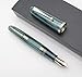 JINHAO 9019 Fountain Pen Dadao Series with High-capacity Ink Converter (Transparent Light Blue, Medium Nib 0.7mm)