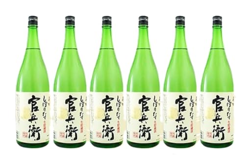 日本酒 官兵衛 しぼりたて 1.8L × 6本 セット 名城酒造 地酒 お酒 酒 アルコール 清酒 ほんのり 甘口 一升瓶 1800 日本酒セット 播州の地酒 播州 兵庫 兵庫県 姫路市