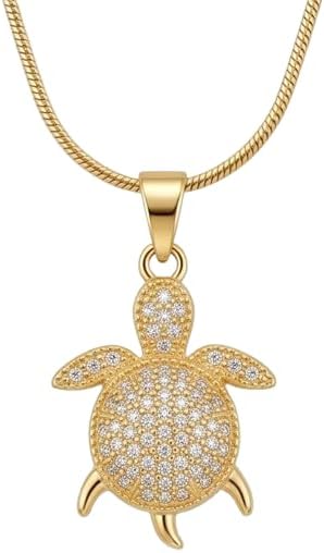 Anti Tarnish Waterproof 18K Gold Plated Pendant Necklace & Jewelry Collection for Women