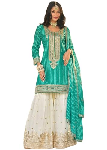 Costume indien Chinon 15982 avec impression numérique haut de gamme