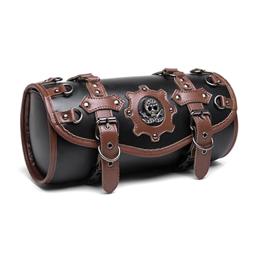 Pochette de rangement moto punk en cuir synthétique pour vos trajets quotidiens