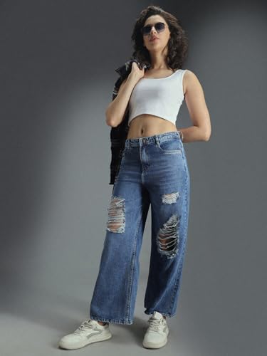 Image of HIGH Star Women's Regular Fit Mid Rise Jeans