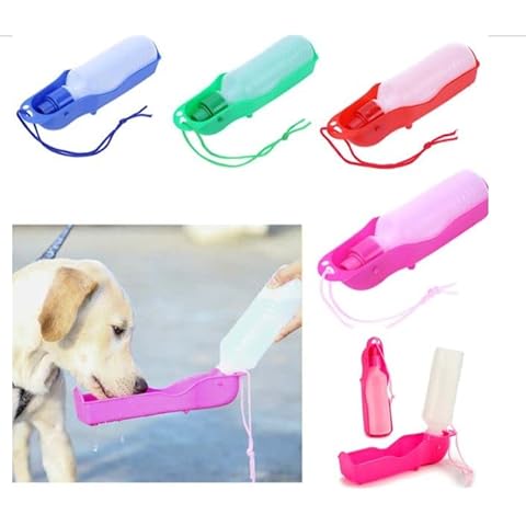 Genérico Botella Bebedero Portátil de Agua para Perros de 250 ml. Cover