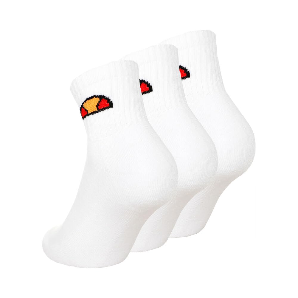 ellesse Tallo 3-pak skarpety do kostki białe 12-14