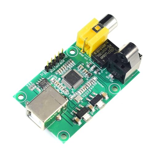 ZIRANU LJMSA9123 USB to 24BIT Auditory Controller Module with SPDIF and I2S Outputs Delivers 24BIT 192KHz Highly Sound