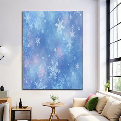 Lienzo de arte de pared moderno de 60x90cm con impresión surrealista azul para salón