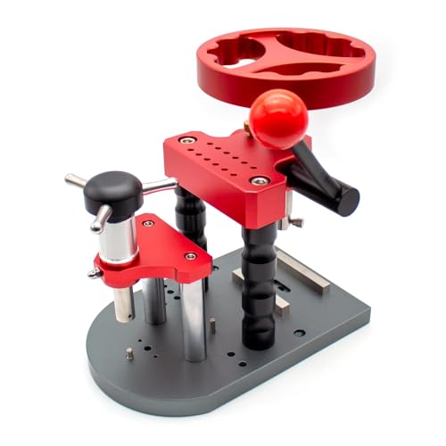 LeTkingok All Metal Precision Watch Case Opener Presser, 4 in 1 Manual Capper Professional Multifunctional Watch Repair Tools