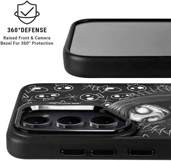Skinit Kickstand Phone Case Compatible with Galaxy S24 - Officially Licensed Disney The Nightmare Before Christmas Sally Art Design