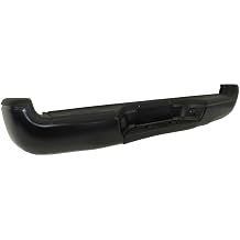 Rear Black Step Bumper Kit with Pads Brackets and Bolts for Toyota for Tacoma 2005-2015 Crew Cab Pickup Extended 210-4387