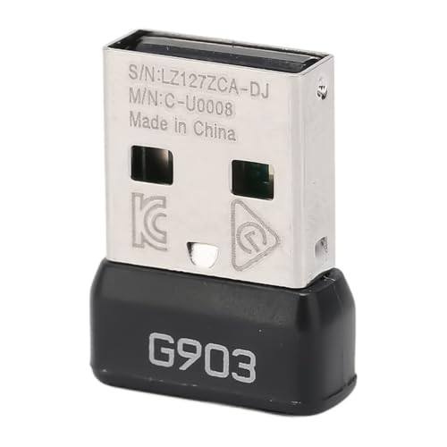 DUZEPA Ricevitore radio di ricambio per mouse wireless G903, adattatore USB 2,4 GHz, compatibile con mouse G903/Hero