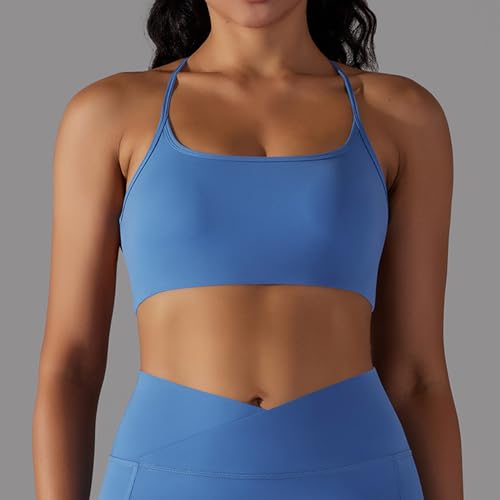 GSPCLAM Athletic Bras for Women no Underwire Supportive Comfortable Workout Wireless Bra Summer Gym Yoga Sexy Cooling Bra