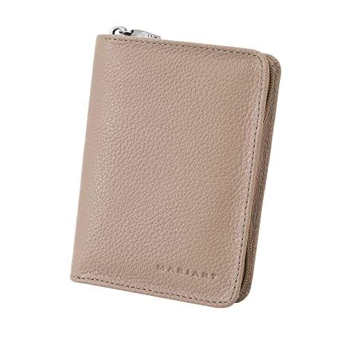 Carteira Feminina Couro Legítimo Mariart Porta Documentos, Notas e Cartão 176 (Nude)