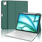 Solide durée de vie de la batterie - Vous pouvez rapidement basculer entre vos appareils. Convient à votre iPad air 13, ce clavier a une interface de type C qui est chargée pendant 2 à 3 heures et peut fonctionner en continu jusqu'à 70 heures avec une utilisation normale.