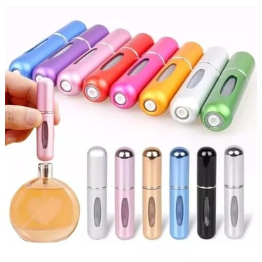 Kit 3 Mini Frasco Porta Perfume De Bolsa Para Viagem Recarregável 5ml Spray Portátil Vaporizador Atomizador Refil Borrifador (3)
