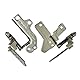 HSSDTECH Hinges Notebook LCD Scharniere Hinge für DELL Inspiron 3510 3511 3515 3520 3521 3525 3530 3535 vostro 3510 3515 3520 3525 3530 3535 GDM50 87GX7 NVGVH 0NVGVH