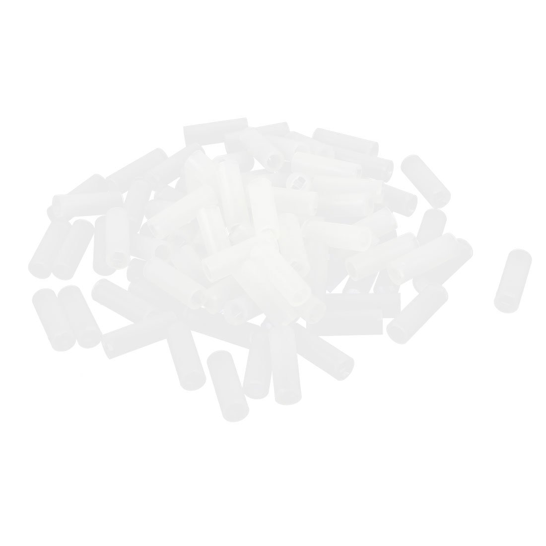 Aexit 90Pcs 4mm Amplifier Installation x 5mm x 15mm Nylon LED Spacer Supports for Heat-Shrink Tubing PCB Board