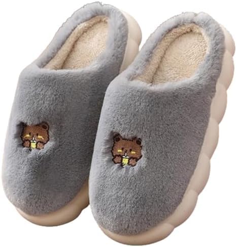 TopiBaaz Women Winter Slipper Soft Fleece Lining Woolen Flip Flop Slides Men Indoor Carpet Spa Home Slipper for Bedroom Sandals (Grey-8) (B0DCSSNDQB) Amazon Price History, Amazon Price Tracker