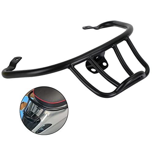 Artudatech Gepäckträger Rear Luggage Rack Grab Handle Black Fit for Vespa Primavera Sprint 50 125 150 BLK