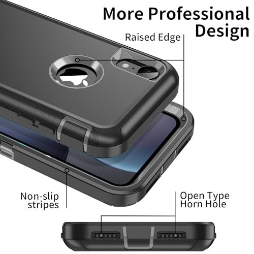 Coque iPhone X/XS 3 couches de protection intégrale durable - 3