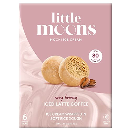 Little Moons Mochi Ice Cream Iced Latte Gluten Free, 192g