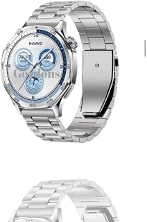 Huawei Watch Gt/gt2/gt2 Pro/gt3/gt3 Pro/gt4/gt4 Pro/gt5/gt5 Pro Uyumlu Klasik Paslanmaz Çelik Kordon 46MM