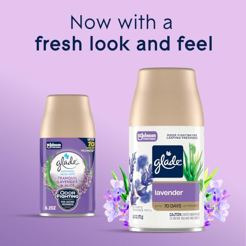Glade Automatic Spray Refill, Air Freshener for Home and Bathroom, Tranquil Lavender & Aloe, 6.2 Oz - image 2