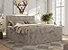 Produktbild MKS MEBLE Boxspringbett Cord 180x200, Polsterbett Bett Cord, Boxspringbett mit Matratze H4,Bett mit Bettkasten and Kopfteil, Doppelbett mit Stauraum - Tiliano Duo - Hellbraun Cord - H4