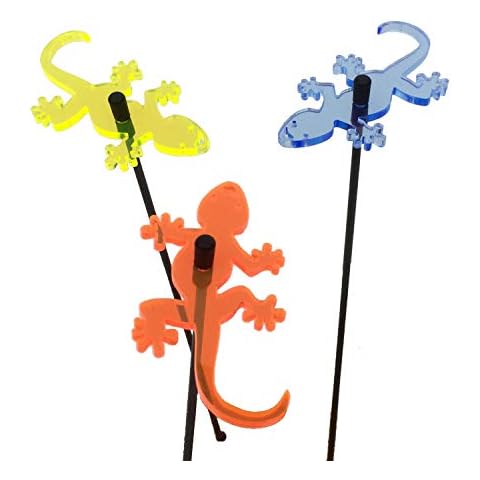 SunCatcher Geckos Decorative Garden Stakes Set Cover