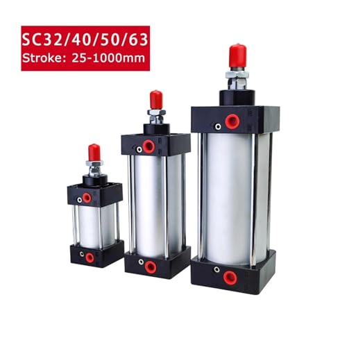 Vérins pneumatiques SC63 double effet alésage 63mm course 100mm - 3
