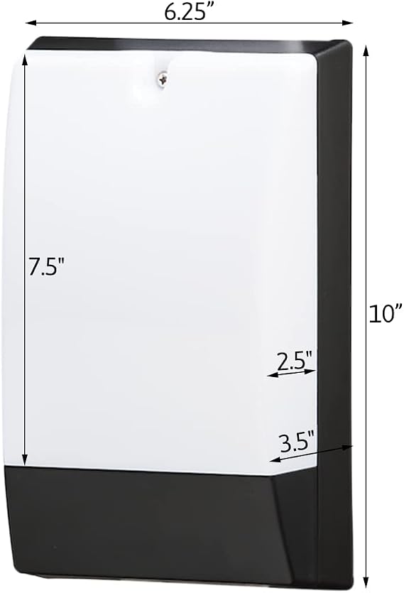 Heath/Zenith HZ-8416-BK-A Dust to Dawn LED Security Lighting, Black