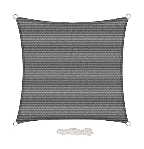 EUGAD Tenda a Vela Ombreggiante Parasole Protezione HDPE Raggi UV 95% per Esterno Giardino per Esterno, Giardino e Terrazza, Piscina