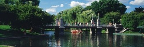 Swan boat in the pond at Boston Public Garden Boston Massachusetts USA Poster Print (18 x 6)