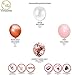 Vivuzono Balloon Garland Kit 142 Pcs Assorted Rose Gold Pink Party Decoration Birthday Supplies Baby Shower Bridal Cofetti White Balloons