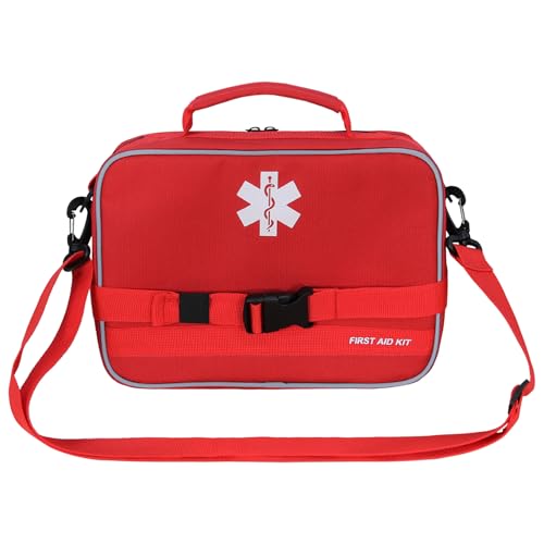 Lyirfan Trousse de premiers secours pour la maison, la voiture, les voyages, le camping, kit médical compact de qualité supérieure, kit de premiers secours d'urgence avec système MOLLE amovible.
