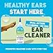 TropiClean Dog Ear Cleaner, Vet Recommended Ear Cleaning Solution for Itch Relief, Daily Use Drops Prevent Infection, Cat Safe, USA Made, 4oz