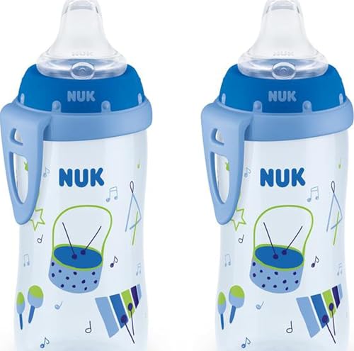 Image of NUK Active Sippy Cup 10 oz 2 Pack 8+ Months Blue