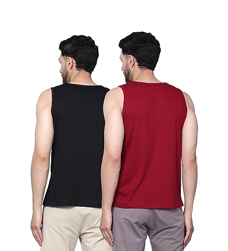 Image of Designer Men Vest Versatile Cotton Sando /Baniyan /Ganji for Boys - Perfect for Gym Workouts, Vacations, and Beaches