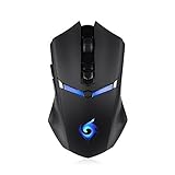 EagleTec MG010 Wireless Gaming Mouse 2.4GHz LED Backlight 7-Button 2400 DPI