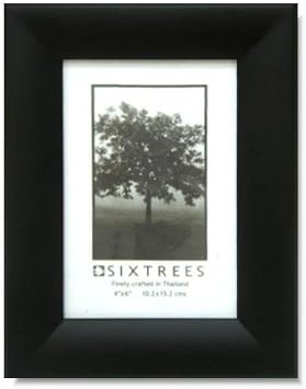 SIXTREES Doulton Wood Black 5 by 7-Inch Frame