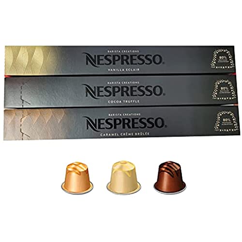 Imported from Switzerland Nespresso OriginalLine Vanilla eclair Caramel creme brulee